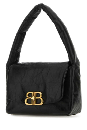 BALENCIAGA Mini Nappa Leather Shoulder Handbag