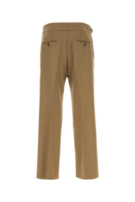 DOLCE & GABBANA Cappuccino Stretch Wool Pants - Perfect Fit for Every Occasion