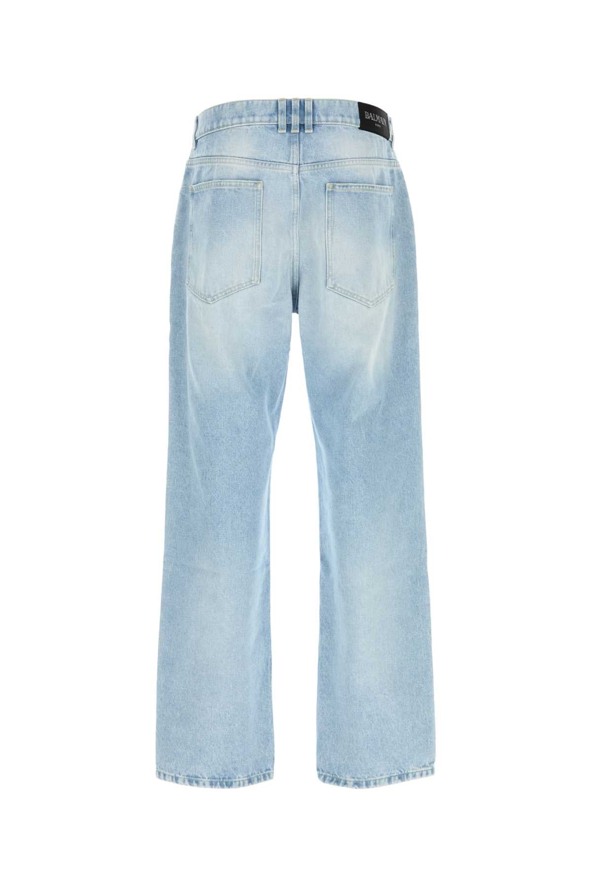 BALMAIN Wide-Leg Denim Jeans for Men