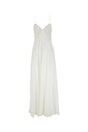 MAX MARA Elegant Long Dress in Georgette Fabric