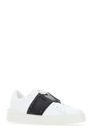 VALENTINO GARAVANI Women's Rockstud Untitled Sneakers with Black Band