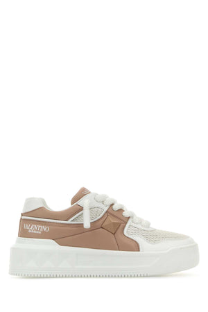 VALENTINO GARAVANI Two-tone Leather One Stud XL Sneaker