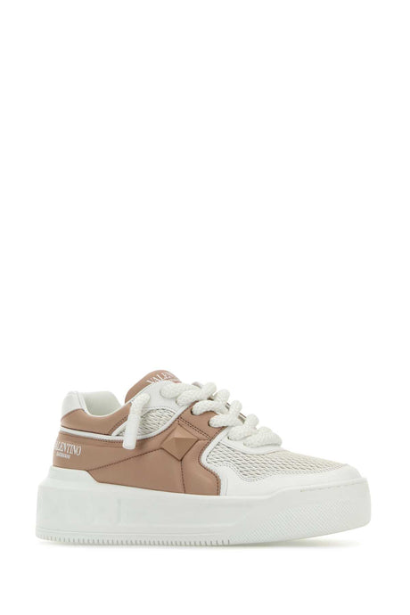 VALENTINO GARAVANI Two-tone Leather One Stud XL Sneaker