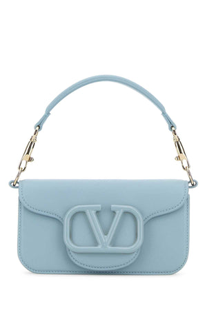 VALENTINO GARAVANI Light Blue Mini Leather Handbag