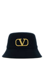 VALENTINO GARAVANI Midnight Blue Cotton Bucket Hat