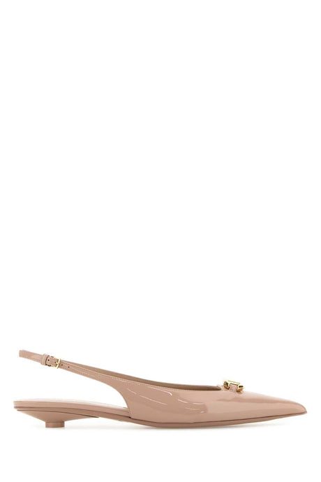 VALENTINO GARAVANI Elegant Powder Pink VLogo The Bold Edition Ballerinas Size Available