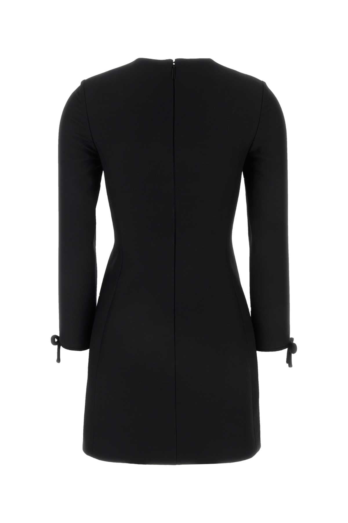 VALENTINO GARAVANI Elegant Black Wool Blend Dress for Women