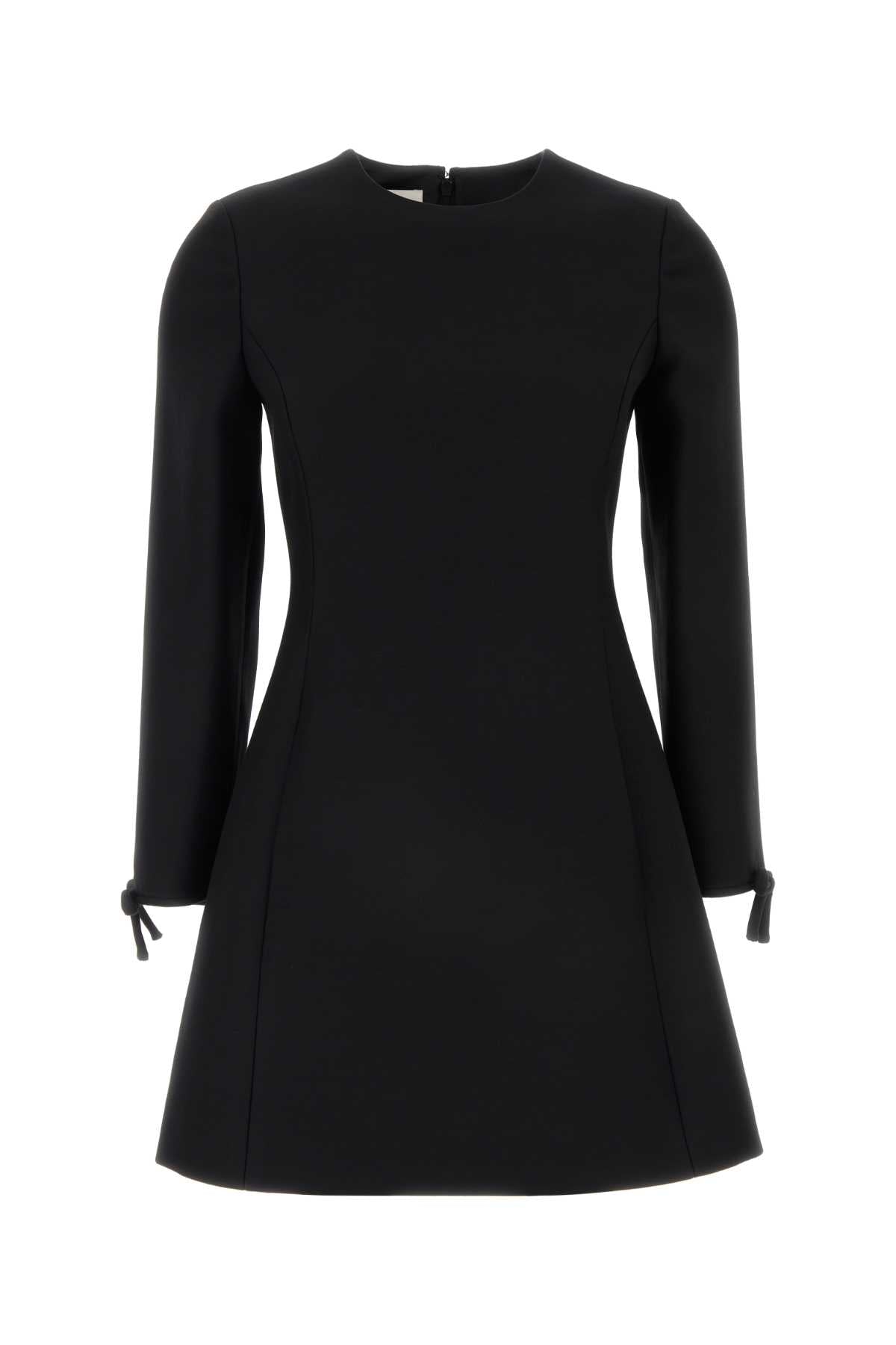 VALENTINO GARAVANI Elegant Black Wool Blend Dress for Women