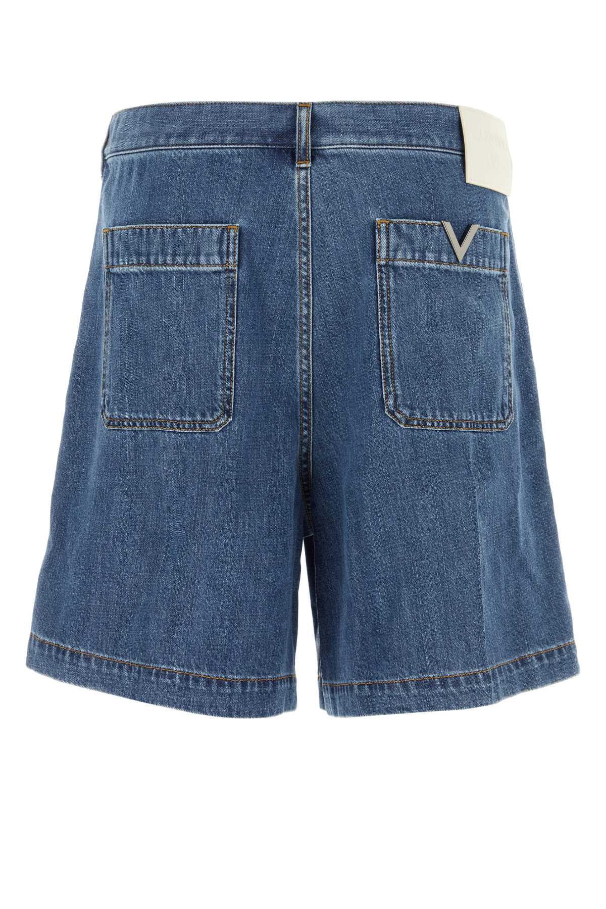 VALENTINO GARAVANI Mini Denim Bermuda Shorts for Men