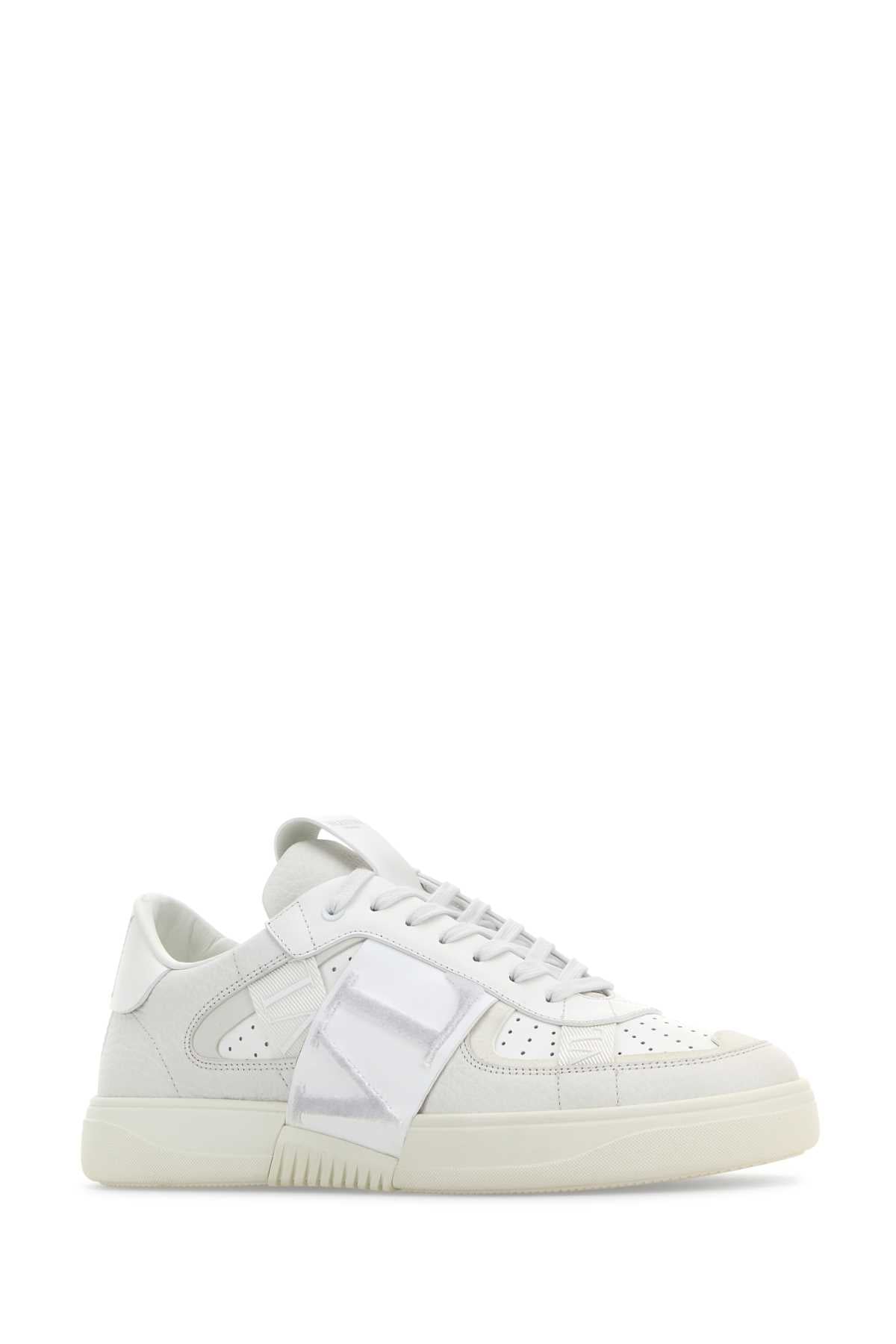 VALENTINO GARAVANI Men's White Leather VL7N Sneakers