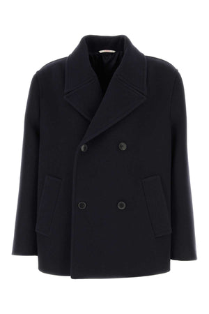 VALENTINO GARAVANI Midnight Blue Wool Jacket for Men