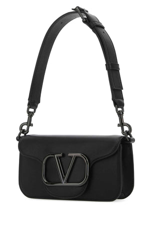 VALENTINO GARAVANI Mini Black Leather Shoulder Handbag