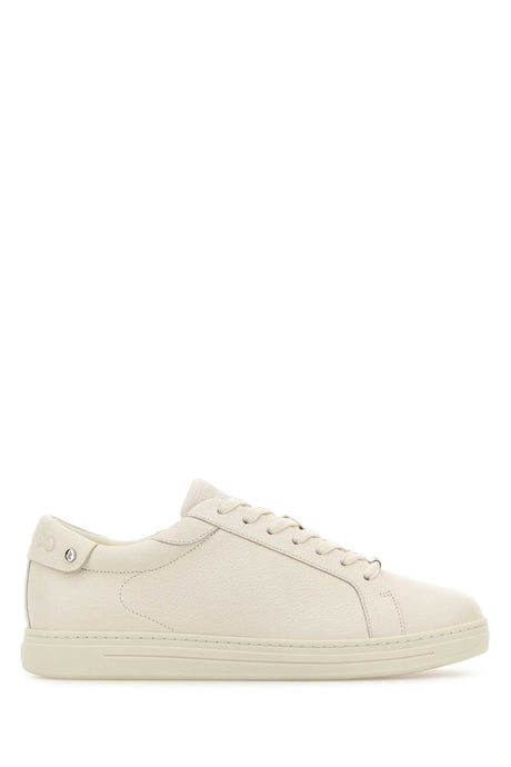 JIMMY CHOO Luxe Leather Sneakers for Men - Size Rome/M