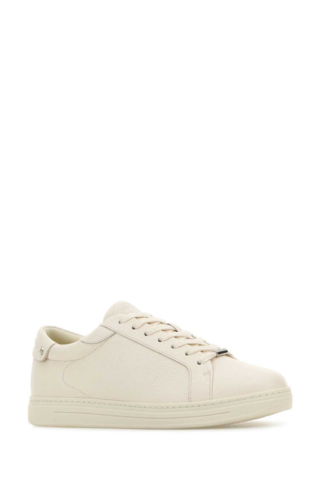 JIMMY CHOO Luxe Leather Sneakers for Men - Size Rome/M