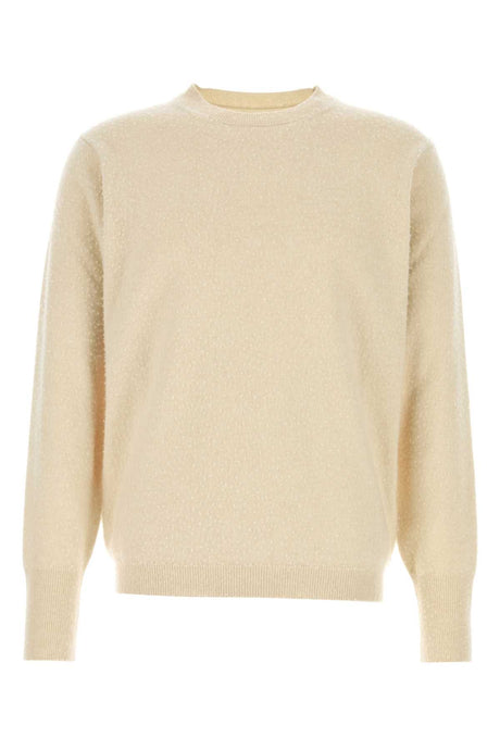 MAISON MARGIELA Sophisticated Sand Cashmere Blend Sweater for Men