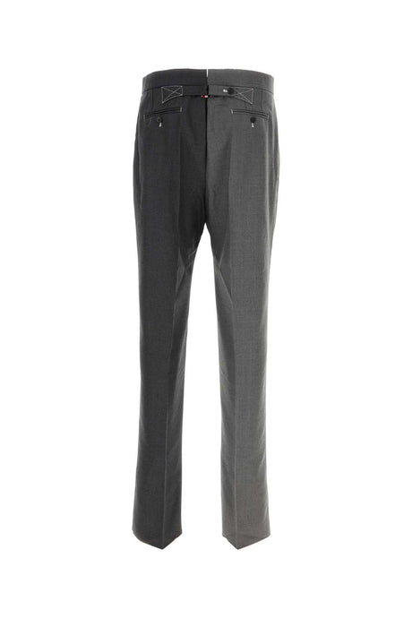 THOM BROWNE Two-tone Wool Pants for Men