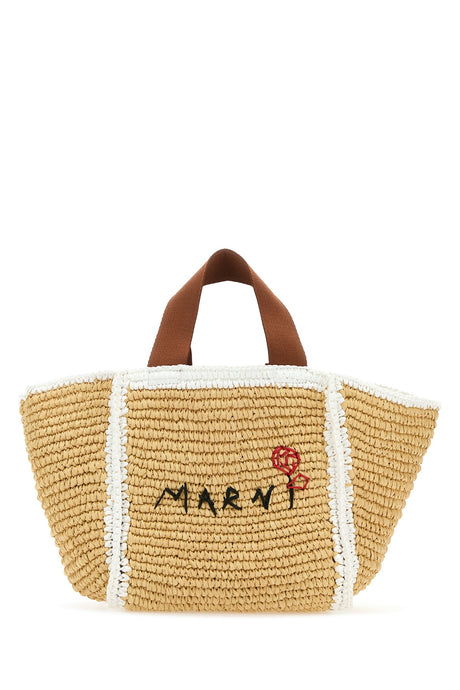 MARNI Raffia Shopping Handbag - Spacious 37cm x 23cm Design