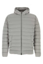 HERNO Light Grey Stretch Nylon Down Jacket for Men