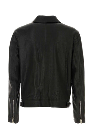 GIVENCHY Classic Black Leather Jacket for Men