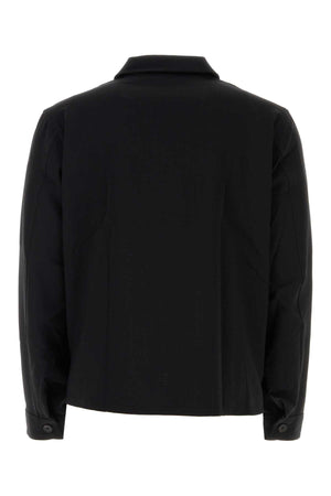 GIVENCHY Classic Black Wool Blend Shirt for Men