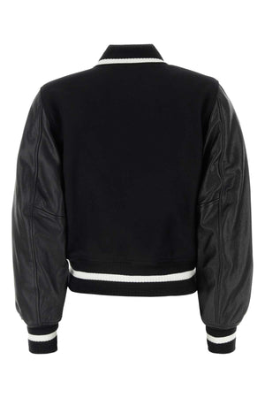 GIVENCHY Chic Black Cotton Blend Bomber Jacket for Women