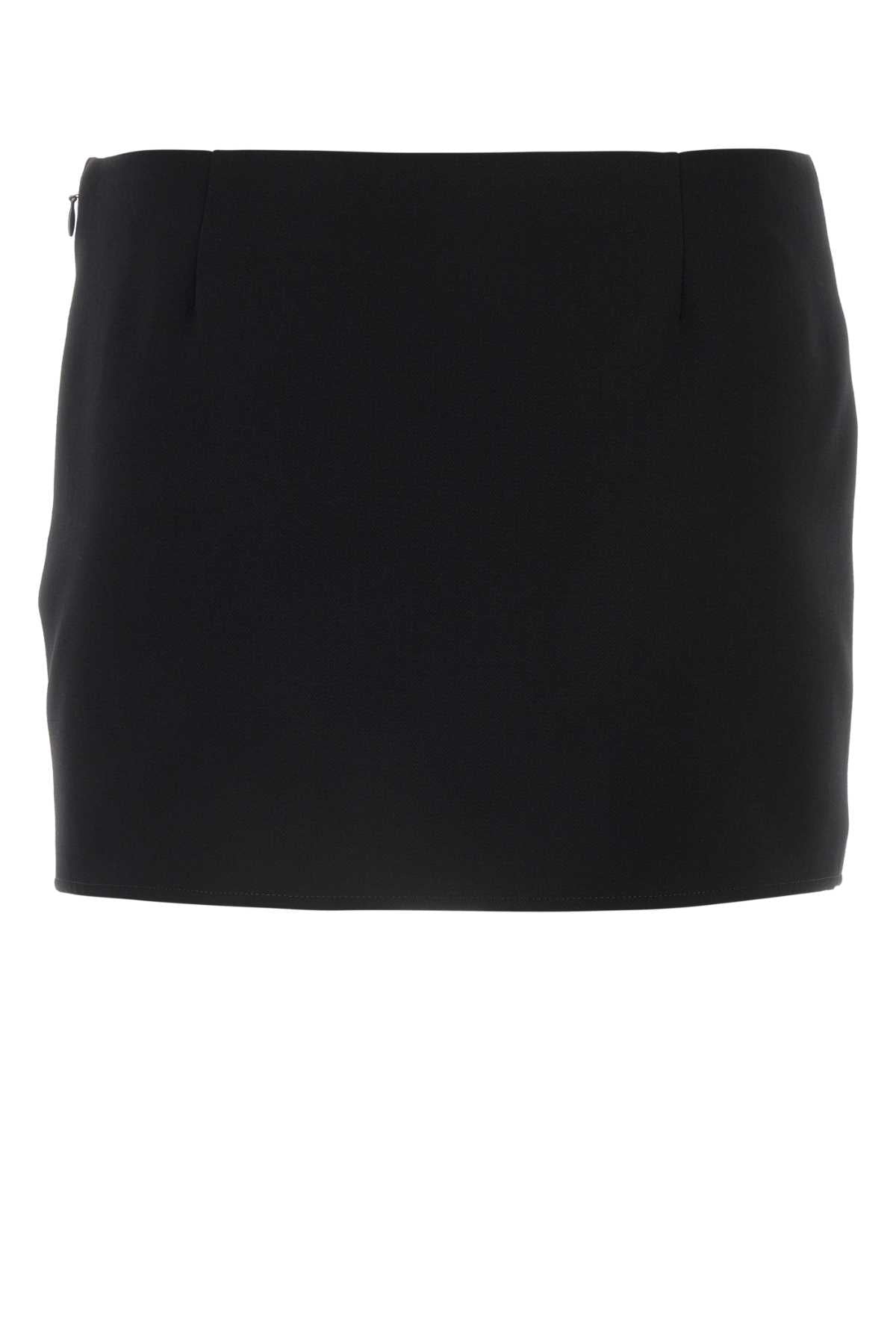 GIVENCHY Black Grain Mini Skirt