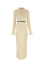 GIVENCHY Ivory Mini Dress with Elegant Design