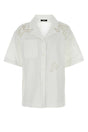 VERSACE Classic White Poplin Shirt for Women