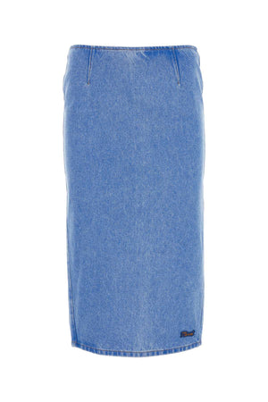 MARNI Light Blue Denim Skirt