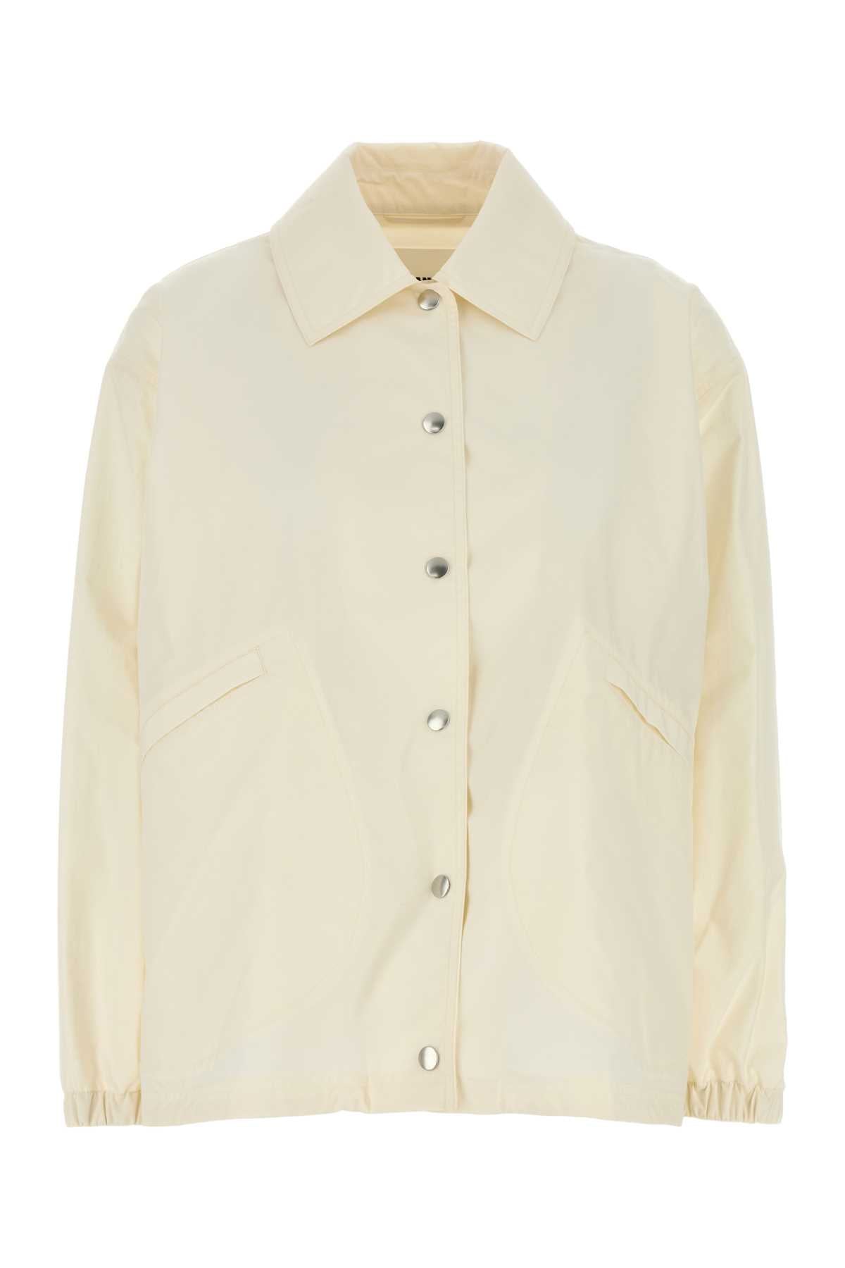 JIL SANDER Ivory Cotton Jacket for Women