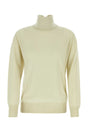 JIL SANDER Luxurious Sand Wool Sweater for Women