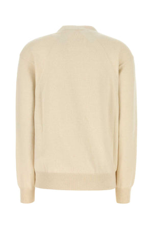 JIL SANDER Ivory Cashmere Blend Cardigan for Women