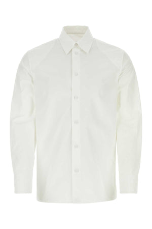 JIL SANDER Classic White Poplin Shirt for Men