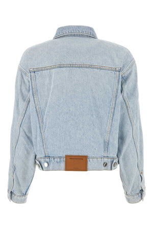 ALEXANDER WANG Light Blue Denim Jacket for Women