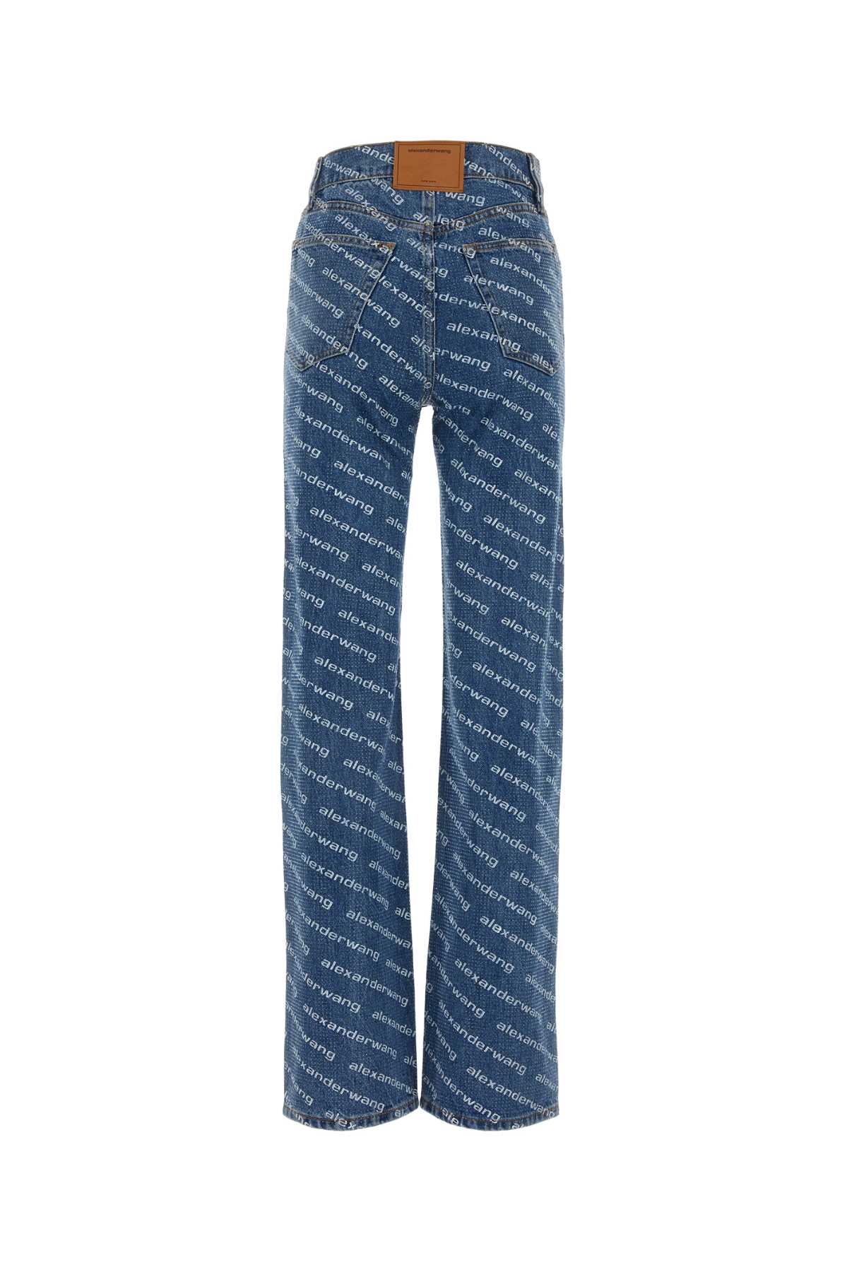 ALEXANDER WANG Printed Denim Jeans for Women - 2024 Collection