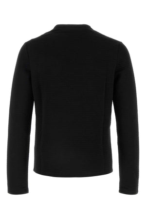 JIL SANDER Classic Black Polyester Blend Sweatshirt - Perfect for 24W Season