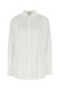 MAGDA BUTRYM Oversized White Poplin Shirt for Women