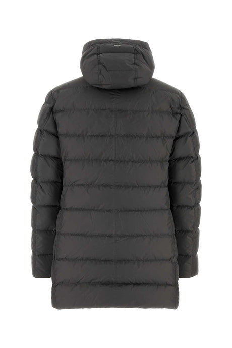 HERNO Men's Lightweight Down Jacket - Dark Grey