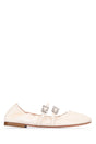 ROGER VIVIER Mini Strap Strass Soft Ballerina Shoes