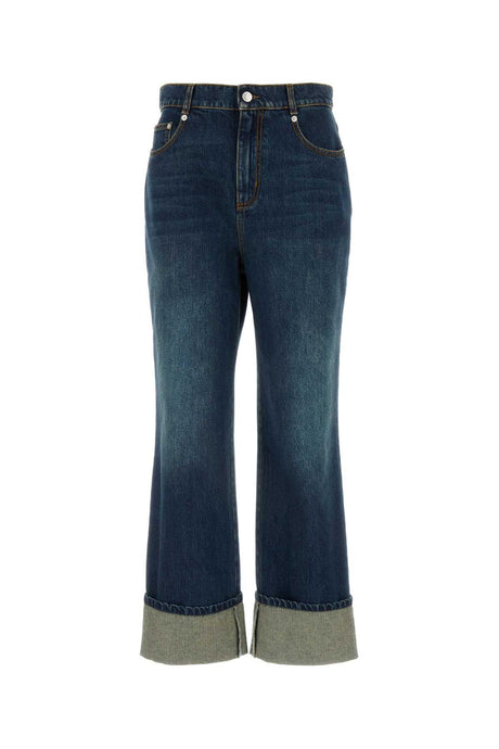 ALEXANDER MCQUEEN Classic Denim Jeans for Women - 24W