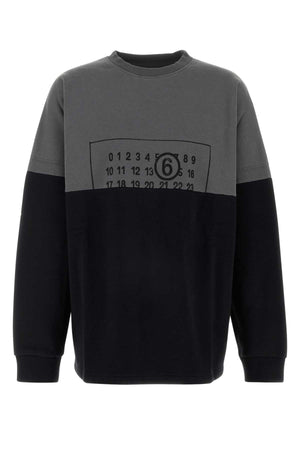 MM6 MAISON MARGIELA Two-tone Cotton Blend Sweatshirt for Men