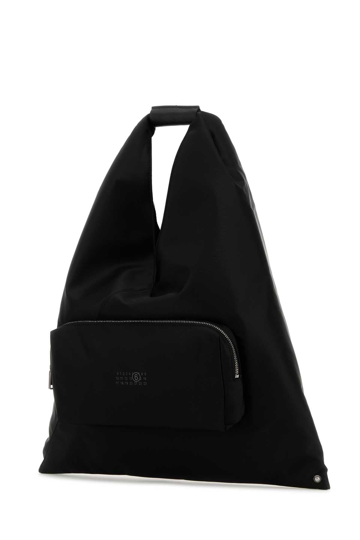 MM6 MAISON MARGIELA Black Nylon Japanese Handbag - 50 cm x 45 cm