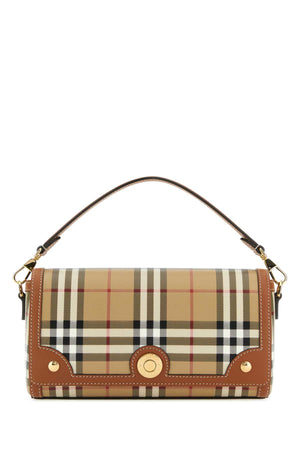 BURBERRY Mini Printed Canvas Note Handbag