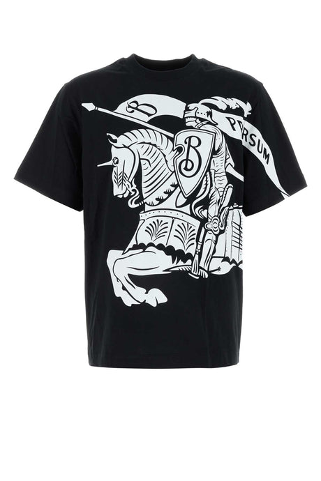 BURBERRY Classic Black Cotton T-Shirt for Men