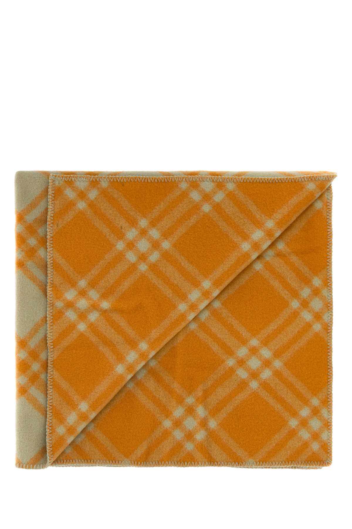 BURBERRY Checked Wool Blanket - 200 cm x 135 cm