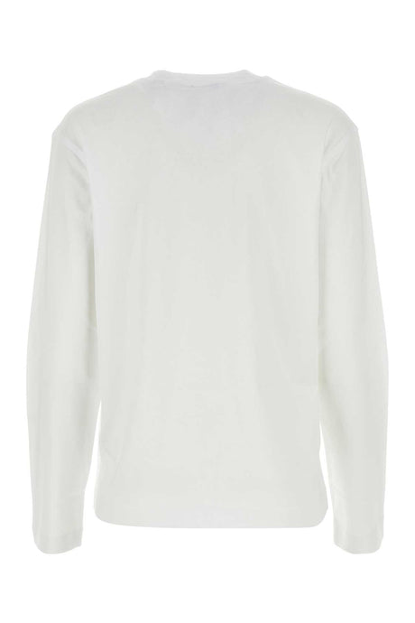 BURBERRY Essential White Cotton T-Shirt for Women