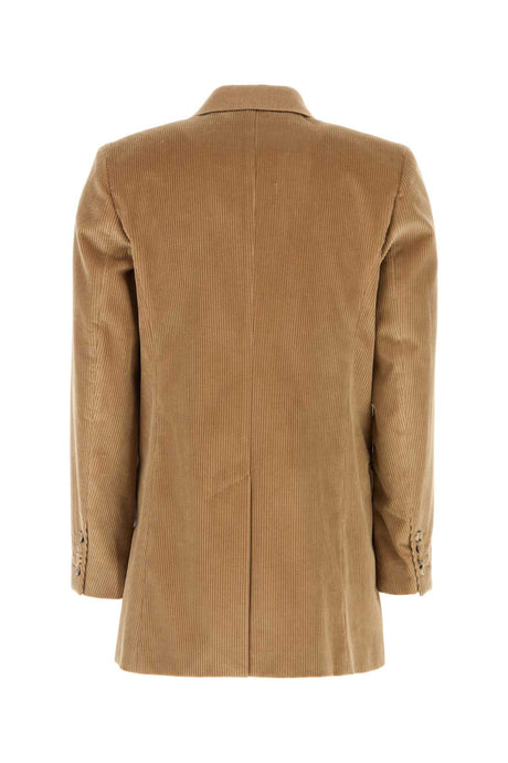 MAX MARA Camel Corduroy Blazer