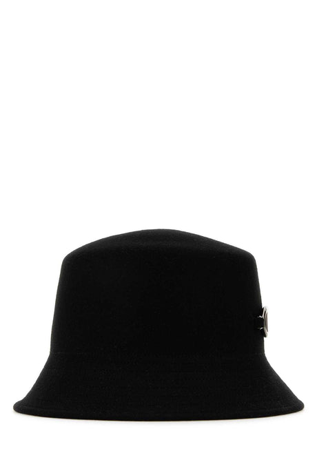 VALENTINO GARAVANI Chic Black Felt Bucket Hat for Women