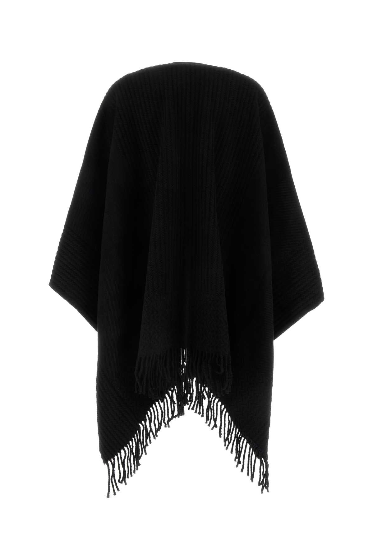 VALENTINO GARAVANI Elegant Black Cashmere Cape for Women