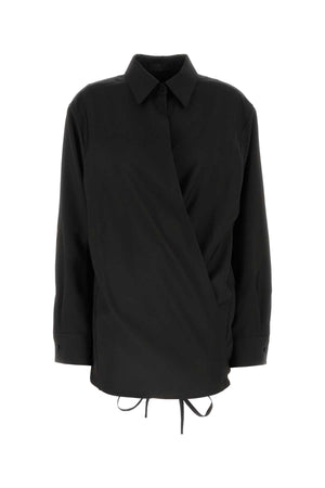 VALENTINO GARAVANI Chic Black Wool Blend Shirt